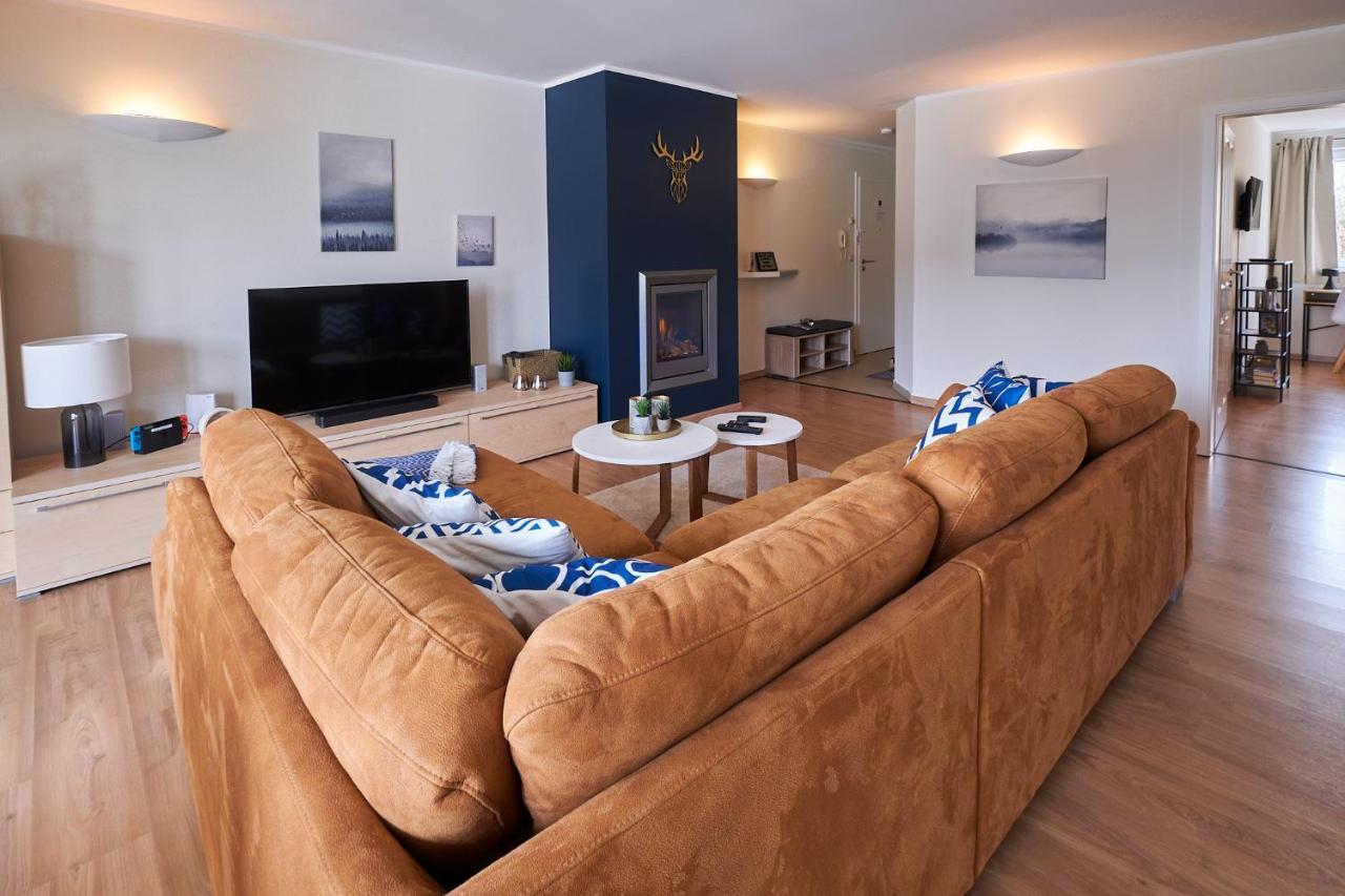 Fleesentraum Seeadler Grand Maisonette - Fuer Golfer Und Familien - Sauna Kamin Balkon Nintendo - Hunde Willkommen! Goehren-Lebbin Exterior photo